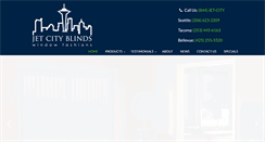 Desktop Screenshot of jetcityblinds.com